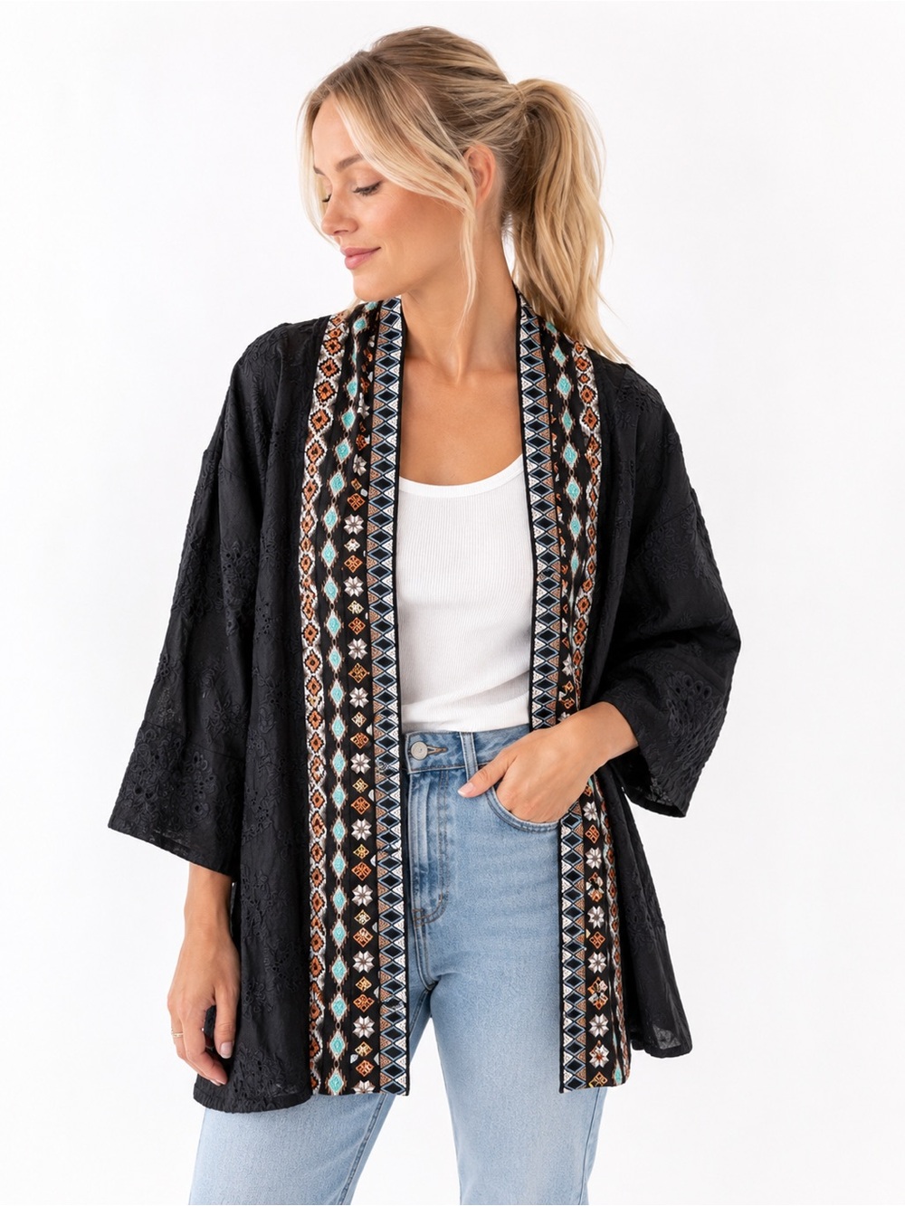 Johnny Was Cenoteca Kimono Size Small